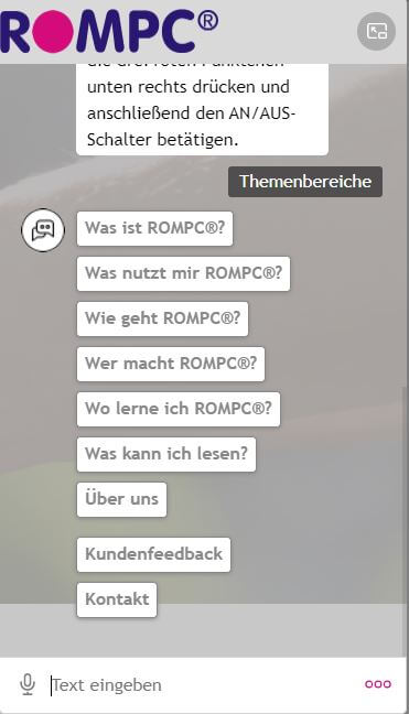 Screenshot ROMPC Berater 2